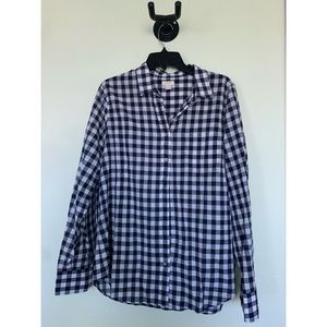 J.  Crew women’s checkered button down